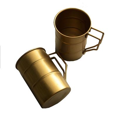 380 ml Metall Reise Camping Kaffeebecher Tragbarer Edelstahl 304 Bierbecher für Wasser