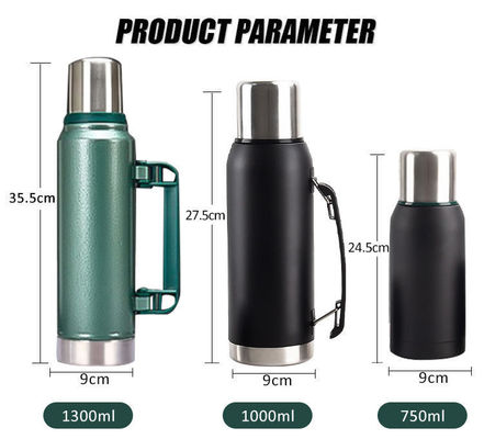Reise Vakuum Topf 1900ml Edelstahl Wasserkessel ideal für Outdoor-Reisen