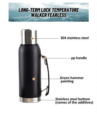 Reise Vakuum Topf 1900ml Edelstahl Wasserkessel ideal für Outdoor-Reisen