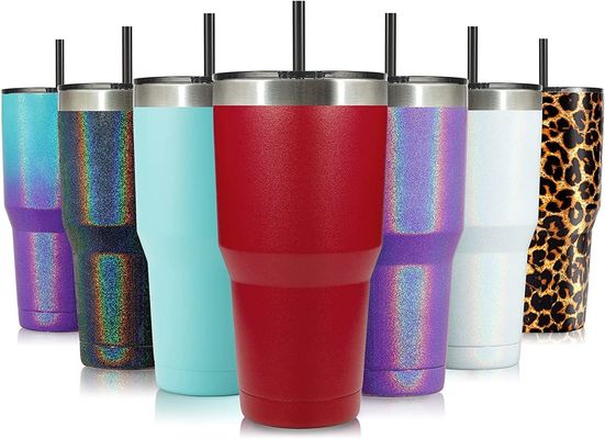 Individuell aus Edelstahl isolierte Reisekoffeetasse mit 900 ml Kapazität und Logo