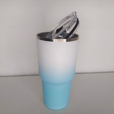 Edelstahl-Skinny Tumbler 30 Oz Trinken Sie heiß kalt 12-24 Stunden Funktion für Reisen