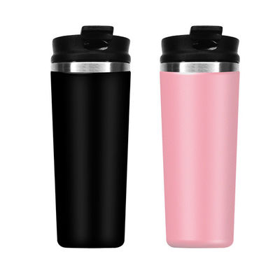 Custom Farbiger Stahl-Tumbler Kaffeetasse Logo Reisemügel Halten Sie Trinken heiß kalt 12-24h