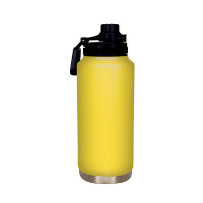 Benutzerdefiniertes Logo Gerade Tasse Edelstahl Wasserflasche 32oz 1000ml Isolierter Metallbecher