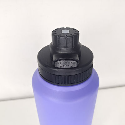 Straight Cup Doppelwand Isolierte Wasserflasche 1L Edelstahl Vakuum Flasche Becher