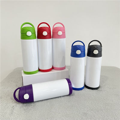 12oz Sublimation Kids Tumblers Wasserflasche für Kinder mit Edelstahl im Inneren