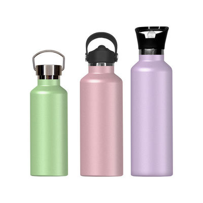 Portable 650ml Edelstahl isolierte Wasserflasche für Sport Country Design Stil
