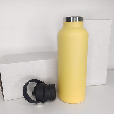 Portable 650ml Edelstahl isolierte Wasserflasche für Sport Country Design Stil