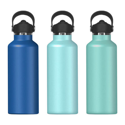 Portable 650ml Edelstahl isolierte Wasserflasche für Sport Country Design Stil