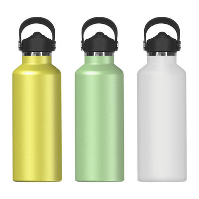 Portable 650ml Edelstahl isolierte Wasserflasche für Sport Country Design Stil