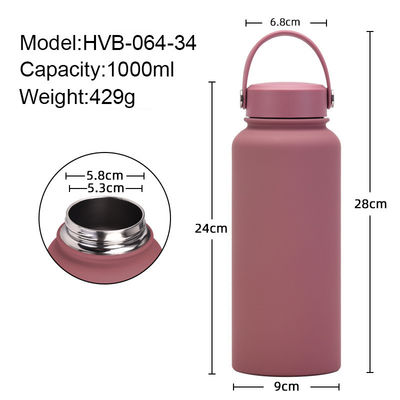 Vakuumisolierte Gerade Tasse 304 Edelstahl Wasserflasche mit farbenfrohem Design