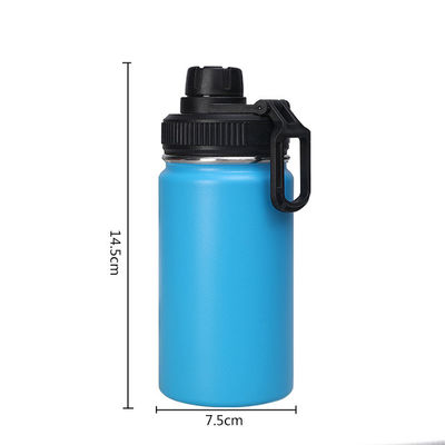Wiederverwendbare Wasserflaschen Sport Isolierter Vakuumflaschen aus Edelstahl mit Griff