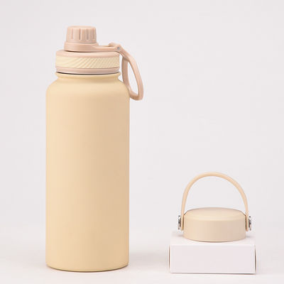 Vakuumflaschen 1 Liter Kaffeetasse mit Deckel Sport Fahrrad Wasserflasche für die Leistung