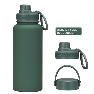 Vakuumflasche Set Pulver beschichtet isolierte Wasserflasche für Camping Anlass individuelles Logo