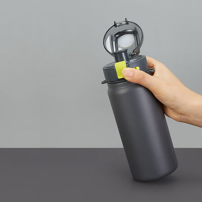 Soft Touch Isolierte Edelstahl Wasserflasche für die Produktion und Straight Cup