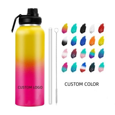 Doppelwand-vakuumisolierte Wasserflasche mit individuellem Logo und direktem Trinkdeckel