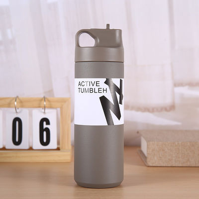 Farbenfrohe Vakuum-Kaffee-Tasse Oem Edelstahl Trinkwasserflaschen mit Griffflasche