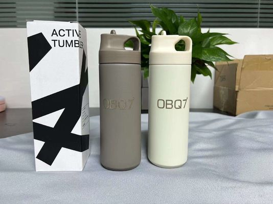 304 Edelstahl Innen Vakuum Flasche Wasser-Tumbler mit Cartoon-Design und Griff