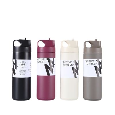 304 Edelstahl Innen Vakuum Flasche Wasser-Tumbler mit Cartoon-Design und Griff