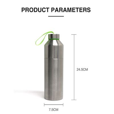 Custom Logo 500ml Edelstahl Reise Sport Wasserflaschen Anwendbar für alle Personen
