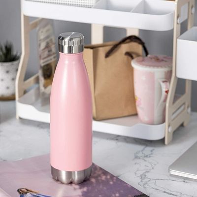 500 ml Flasche mit Doppelwand aus Edelstahl zur Aufbewahrung von Getränken warm oder kalt