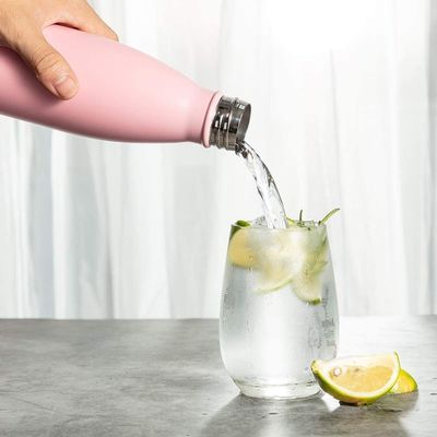 500 ml Flasche mit Doppelwand aus Edelstahl zur Aufbewahrung von Getränken warm oder kalt