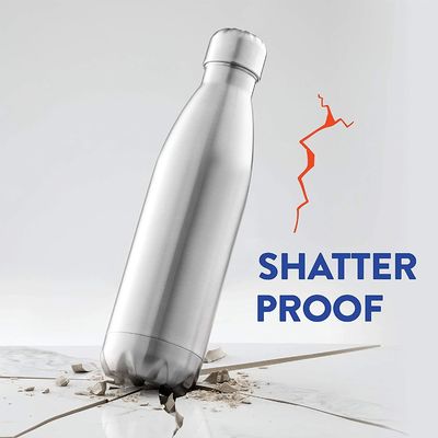 500 ml Flasche mit Doppelwand aus Edelstahl zur Aufbewahrung von Getränken warm oder kalt
