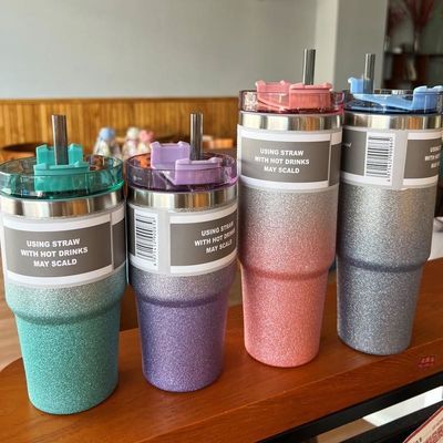Edelstahl Kaffeetasche Tumbler isolierte Tasse mit Deckel für Party Camping Cup