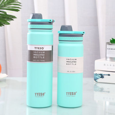 Außenreisen Edelstahl-Wasserflasche Flip-Top-Deckel und breite Munddämmung für die Produktion
