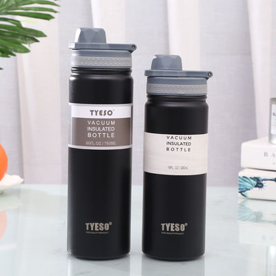 Außenreisen Edelstahl-Wasserflasche Flip-Top-Deckel und breite Munddämmung für die Produktion
