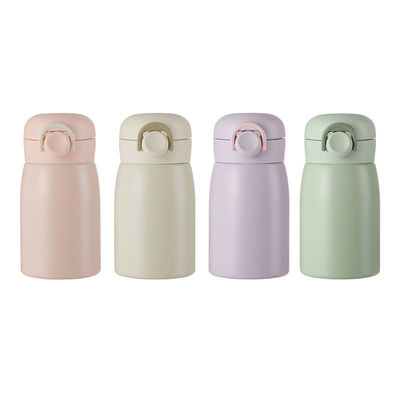 Cartoon Design 350ml Edelstahl Thermosflasche mit Sprungdeckel Halten Sie Ihr Getränk warm
