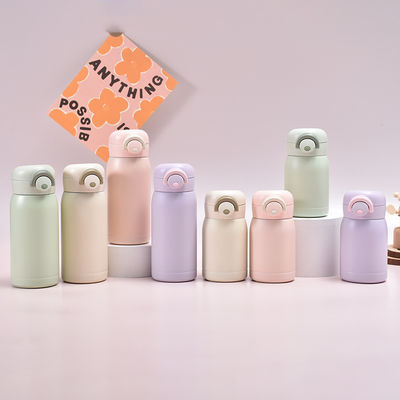 Cartoon Design 350ml Edelstahl Thermosflasche mit Sprungdeckel Halten Sie Ihr Getränk warm