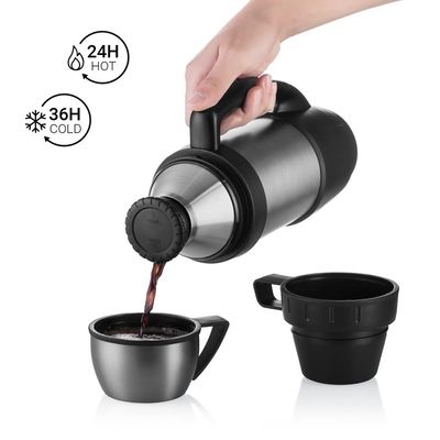 Vakuumflaschen 1000 ml Doppelwand aus Edelstahl Thermosflaschen Gym-Flaschen mit Logo