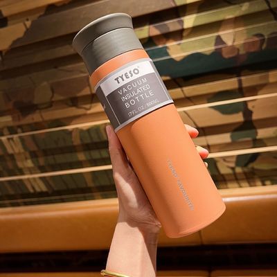Nachhaltige 350 ml 500 ml isolierte Vakuumflasche aus Edelstahl