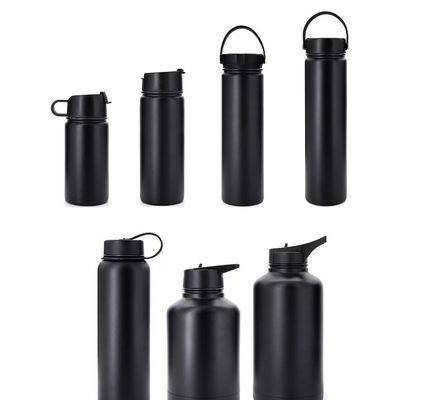 18oz Doppelwand 304 Edelstahl Wasserflasche Vakuum isolierte Flasche mit neuestem Deckel