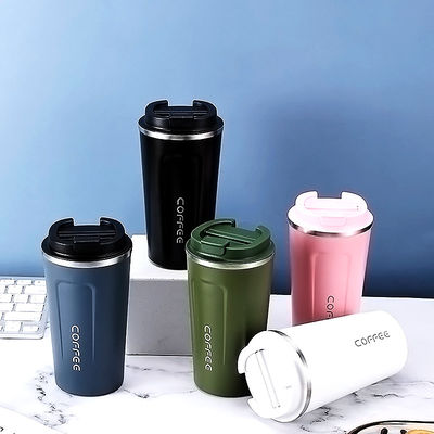 Custom Logo Druck Vakuum Isolierte Tasse mit Deckel für Edelstahl Wasserflasche