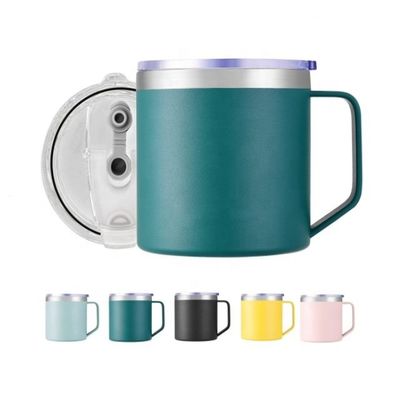 Edelstahl Vakuum Isolierter Kaffeetumbler mit benutzerdefiniertem Logo und isoliertem Design