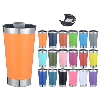 Vakuumflaschen langlebig für die Reise Kaffeebecher 20 Oz Edelstahl dünn geraden Tumbler