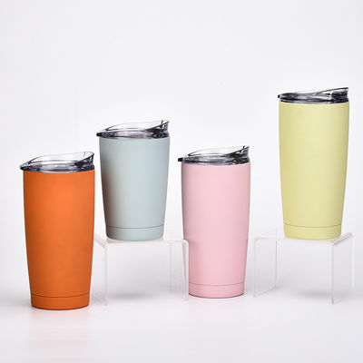 2023 Doppelwand Isolierte Wasserflaschen und -Tumbler Pulver beschichtet Vakuum mit Logo