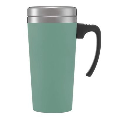 16oz Doppelwand Edelstahl Teetasse mit Griff für auf Lager bei Drinkware Typ