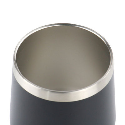 Edelstahl-Eierwein-Tumbler mit Farbpulverbeschichtung und Doppelwanddämmung