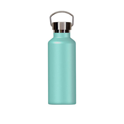 PP-Food-Grade-Deckel 500 ml aus Edelstahl doppelt isolierte Sport-Wasserflasche für Camping