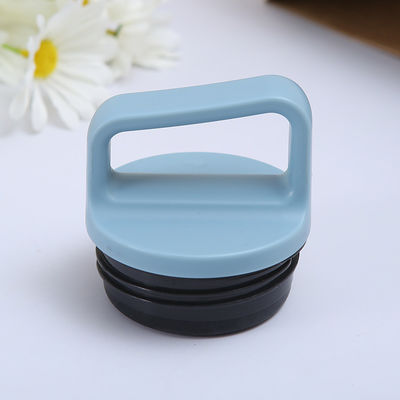 Individuelles Logo Stahl Vakuum Isolierte Reise Kaffeebecher Wasserflasche mit Griff und Deckel