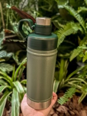 Gelb isolierte Edelstahl Sport Wasserflasche Bpa frei Vakuum Flasche 18oz 25oz Wasserflaschen