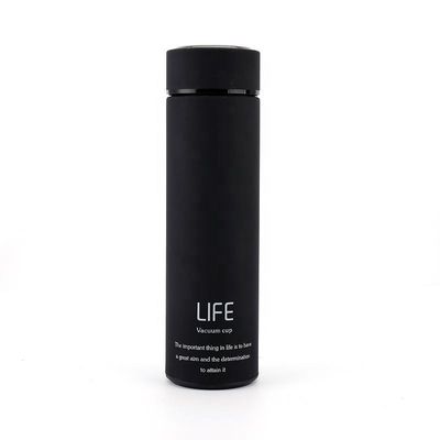 Custom 500ml Edelstahl Doppelschicht Gummi beschichtet Thermos Vakuum Flasche für Fitnessstudio