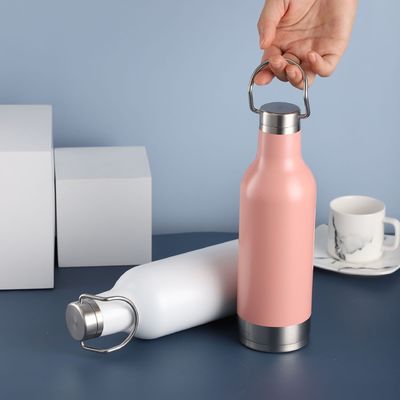 500 ml Kapazität Außen Vakuum Flasche Kleine Mund Isolierte Tasse mit individuellem Logo
