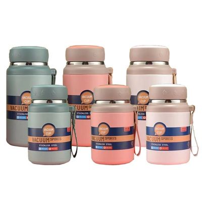 Minimalistisches Design Edelstahl Thermosbecher für tragbare Outdoor-Wanderungen und Camping