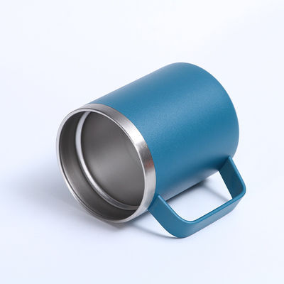 12oz / 14oz Edelstahl-Taschenbecher Doppelschichten Vakuum-Pulver-Beschichtete Tasse angepasste Farbe