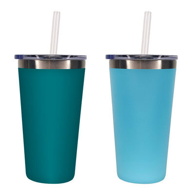 Wärmedämmung 500ml 16oz Edelstahl Reisemug Metall Tumbler Flasche für alle