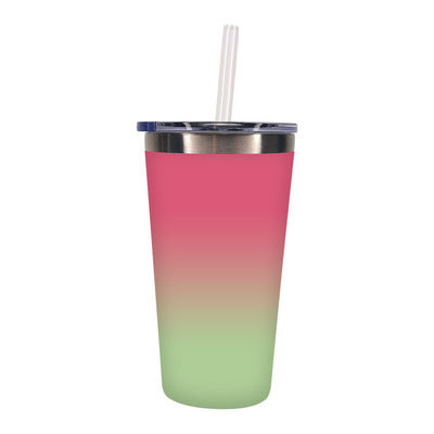 Wärmedämmung 500ml 16oz Edelstahl Reisemug Metall Tumbler Flasche für alle