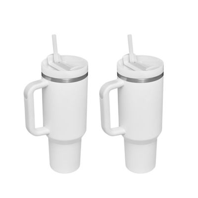 Edelstahl isolierter Reisemug mit benutzerdefiniertem Logo Griff Wärmer farbenfroh und sicher